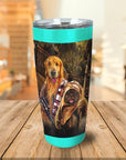 'Chewdogga & Dogg-E-Wok' Personalized 2 Pet Tumbler