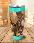 'Yodogg & Jedi-Doggo' Personalized 2 Pet Tumbler