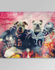 'New England Doggos' Personalized 2 Pet Blanket