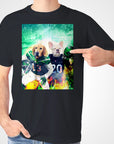 'New York Jet-Doggos' Personalized 2 Pet T-Shirt