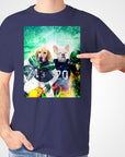 'New York Jet-Doggos' Personalized 2 Pet T-Shirt