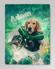 'New York Jet-Doggos' Personalized Pet Blanket