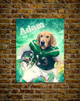 'New York Jet-Doggos' Personalized Pet Poster