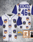 New York Doggo Mets Custom Baseball Jersey