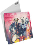 'New England Doggos' Personalized 2 Pet Playing Cards