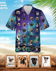 Custom Hawaiian Shirt (Northern Lights: 1-7 Pets)
