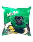 'Notre Dame Doggos' Personalized Pet Throw Pillow
