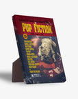 'Pup Fiction' Personalized Pet Standing Canvas