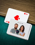 Personalized Modern Pet & Humans Playing Cards