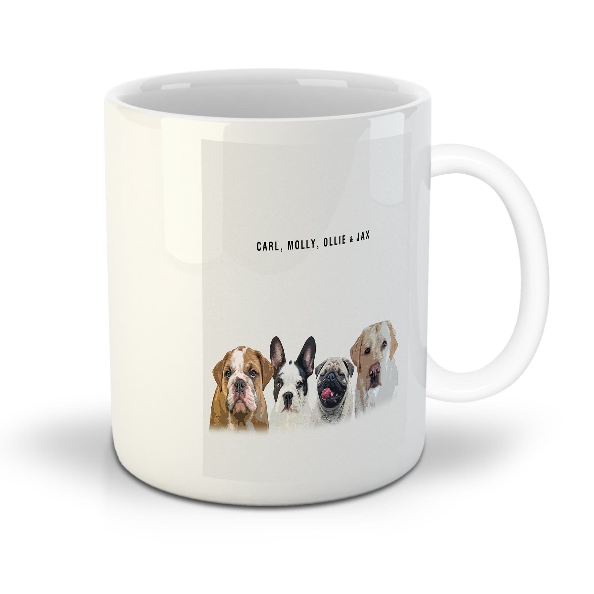 The Doggies Personalized order 4 Pet Mug