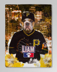 'Pittsburgh Pawrates' Personalized Pet Blanket