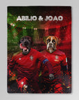 'Portugal Doggos' Personalized 2 Pet Blanket