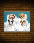 '4 Angels' Personalized 4 Pet Poster