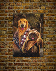 'Chewdogga & Dogg-E-Wok' Personalized 2 Pet Poster