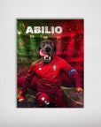 Portugal Doggos Soccer: Custom Pet Poster
