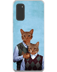 'Step Kitties' Personalized 2 Cat Phone Case