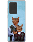 'Step Kitties' Personalized 2 Cat Phone Case