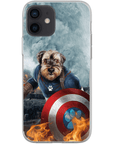 'Captain Doggmerica' Personalized Phone Case
