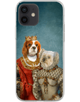 'Queen and Princess' Personalized 2 Pet Phone Case