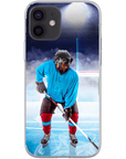 'The Hockey Player' Personalized Phone Case