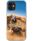 'The Motocross Rider' Personalized Phone Case