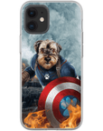 'Captain Doggmerica' Personalized Phone Case