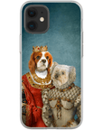 'Queen and Princess' Personalized 2 Pet Phone Case