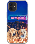 'Doggos of New York' Personalized 2 Pet Phone Case