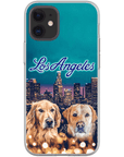 'Doggos of Los Angeles' Personalized 2 Pet Phone Case