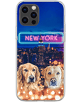 'Doggos of New York' Personalized 2 Pet Phone Case