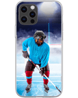 'The Hockey Player' Personalized Phone Case