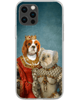 'Queen and Princess' Personalized 2 Pet Phone Case