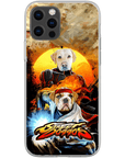 'Street Doggos' Personalized 2 Pet Phone Case