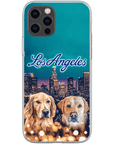 'Doggos of Los Angeles' Personalized 2 Pet Phone Case