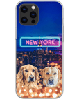 'Doggos of New York' Personalized 2 Pet Phone Case