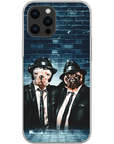 'The Blues Doggos' Personalized 2 Pet Phone Case
