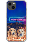 'Doggos of New York' Personalized 2 Pet Phone Case