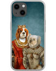 'Queen and Princess' Personalized 2 Pet Phone Case