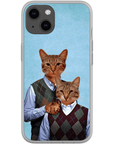 'Step Kitties' Personalized 2 Cat Phone Case