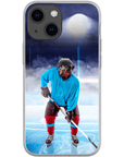 'The Hockey Player' Personalized Phone Case