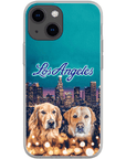 'Doggos of Los Angeles' Personalized 2 Pet Phone Case
