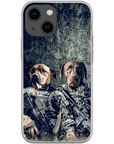 'The Army Veterans' Personalized 2 Pet Phone Case