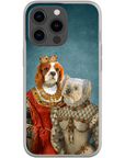 'Queen and Princess' Personalized 2 Pet Phone Case