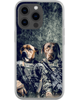 'The Army Veterans' Personalized 2 Pet Phone Case