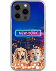 'Doggos of New York' Personalized 2 Pet Phone Case