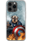 'Captain Doggmerica' Personalized Phone Case