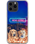 'Doggos of New York' Personalized 2 Pet Phone Case