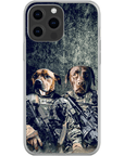 'The Army Veterans' Personalized 2 Pet Phone Case