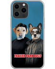'Trailer Park Dogs 1' Personalized 2 Pets Phone Case