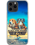 'Top Paw' Personalized 2 Pet Phone Case